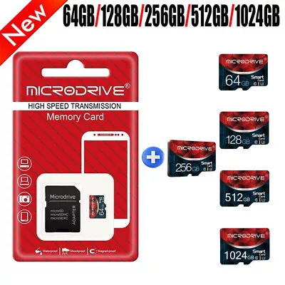 Micro SD Card 64GB 128GB 256GB 512GB 1TB For Phone Camera Nintendo Switch 1T • $10.99
