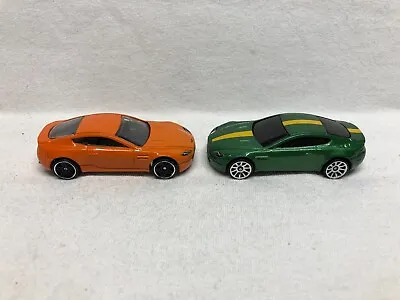 Hot Wheels Aston Martin V8 Vantage Orange Mystery Car + Green From 5 Pack - Pair • $4