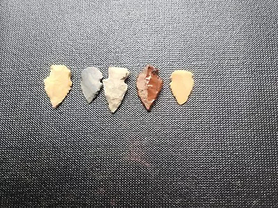 5 Arrow Head Stones Spear Points Knife Blade Collection  • $3.99