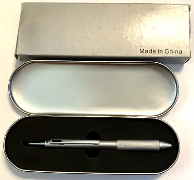 Zetia Vytorin Merck Pharmaceuticals Multi Function Ballpoint Pen In Tin Case Box • $14.88