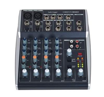 £109.99 • Buy Behringer 802 XENYX 8-Input 2-Bus Mixer Small Format Mixer