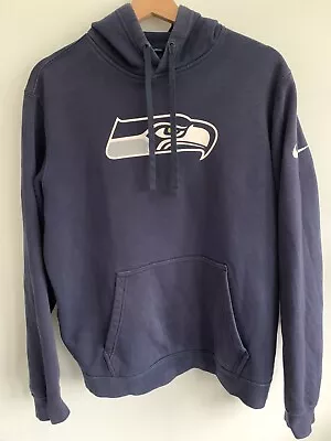 £16 • Buy Nike NFL Hoodie Seattle Seahawks  Blue Medium Graphics American Football