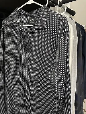 Armani Exchange Men's Long Sleeve Shirts Lot Of 4 • $25