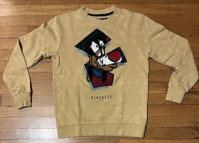 Black Keys Sweater Men's Small Yellow Looney Tunes Disney • $15