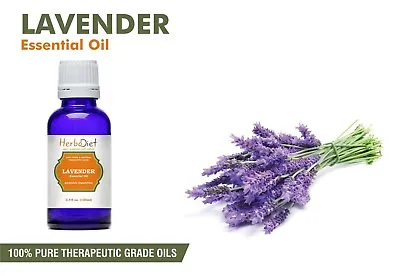 Natural Lavender Essential Oil 100% Pure Aromatherapy Oils Therapeutic Grade • $9.56