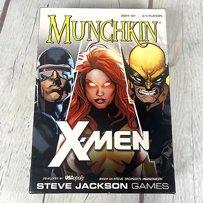 Munchkin Marvel X-Men Edition Card Game By Steve Jackson Games 100% Complete • $12.95