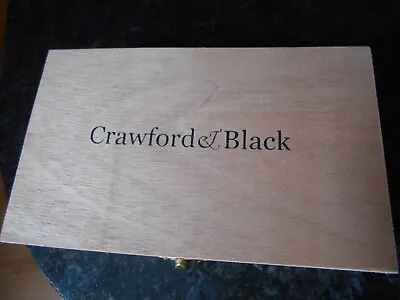 £4.99 • Buy Crawford & Black Pencil Set In Wooden Box New   With Free Gift