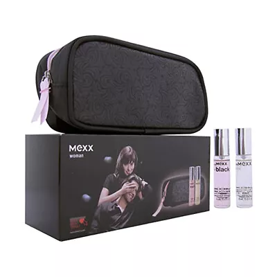 Mexx Woman Giftset EDT Spray 10ml+Black EDT Spray 10ml+Cosmetic Pouch • £12.10
