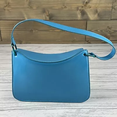 MNG By Mango Womens Purse Handbag Blue PVC • $19.99