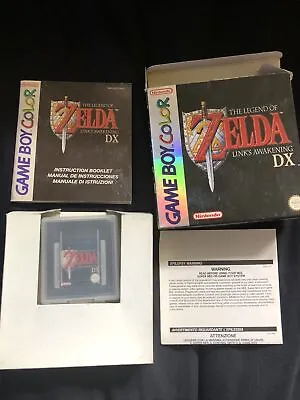 The Legend Of Zelda: Link's Awakening DX (Game Boy Color 1999) Complete In Box. • £110