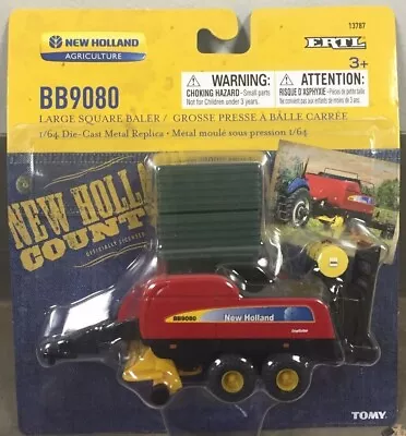 New Holland Bb9080 Large Square Baler #13787 Diecast Scale 1/64 Ertl • $34.99