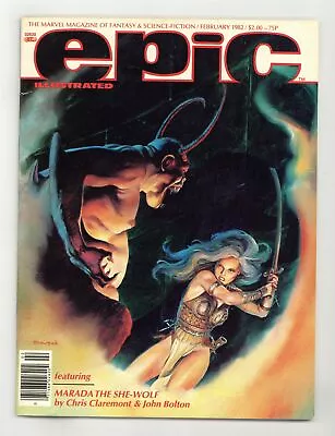 Epic Illustrated #10 FN+ 6.5 1982 • $14