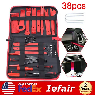 Car Trim Removal Molding Tool Clips Radio Body Door Panel Removal Tools Kit 38pc • $29