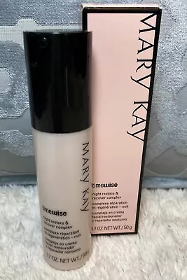 Mary Kay TimeWise Night Restore & Recover Complex Combo To Oily 1.7 Fl Oz NEW • $16.95