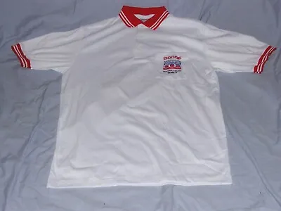 Vintage 1987 Dodge Indianapolis 500 Official Truck Polo Shirt New Large • $24.95