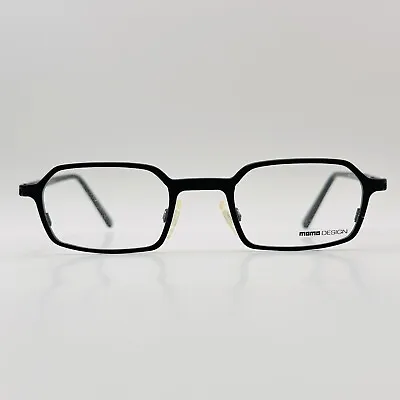 Momo Design Eyeglasses Men Ladies Angular Black Matte Small Mod. 2014 589 New • $80.86