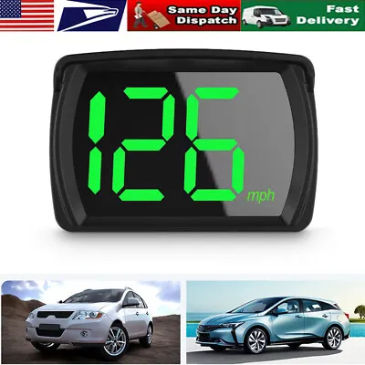 $11.99 • Buy Big Font MPH Car Digital GPS HUD Speedo Speed  Head Up Display Speedometer