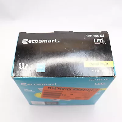 (2-Pk) EcoSmart LED Light Bulb Dimmable Energy Star Bright White B7PR20P50WESD01 • $24.22