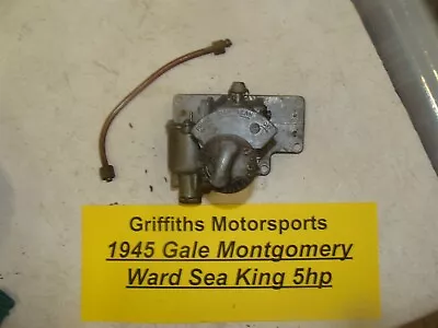 1945 Montgomery Ward GALE Sea King 5hp Outboard Carb Carburetor Oem W/fuel Line • $148