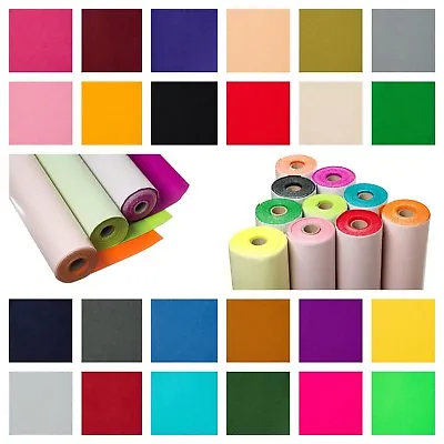 Sticky Back Self Adhesive Felt Fabric. CHOOSE FROM 48 COLOURS & 4 LENGTHS! • £4.99