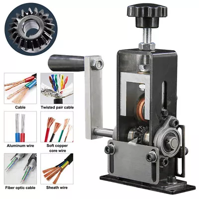 Manual Wire Stripping Machine Cables Scrap Recycle Alloy Steel Cable • £26.99