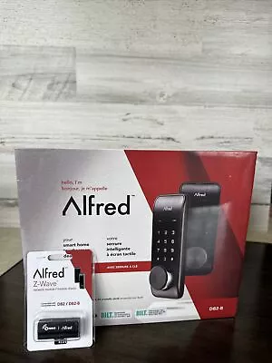 Alfred DB2-B Touchscreen Door Lock With Bluetooth & Key Entry/DB2 Z-Wave Module • $50