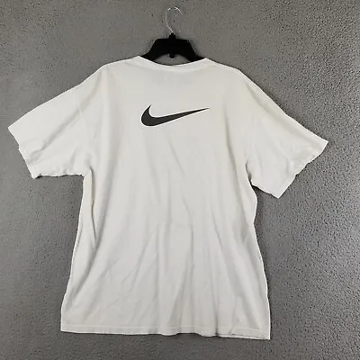 Nike Oregon State Games 1997 Vintage White T-Shirt Size Large Big Center Check • $27.92