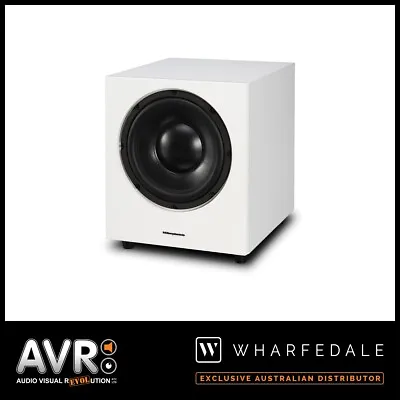 Wharfedale WH-D10 10  150W Active Subwoofer (White) - Used RRP:$1000 - Ok • $700