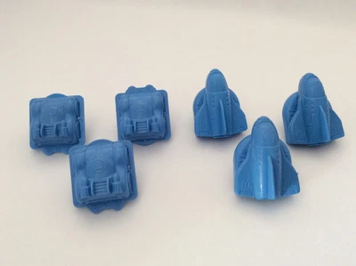 $24.99 • Buy McDonalds Plastic Rings Grimace Racing Car Ronald Space Shuttle Vintage 1985 6pc