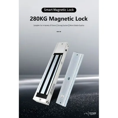 £17.45 • Buy Slimline Mortice Magnetic Lock MagLock 280kg Security Gate Access Control DC12V