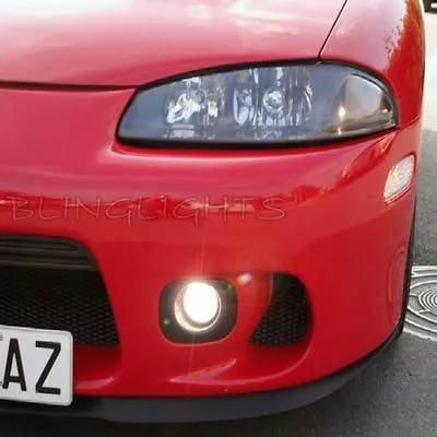 White LED Halo Fog Lamps Light Kit For 1995-1999 Mitsubishi Eclipse • $117.55