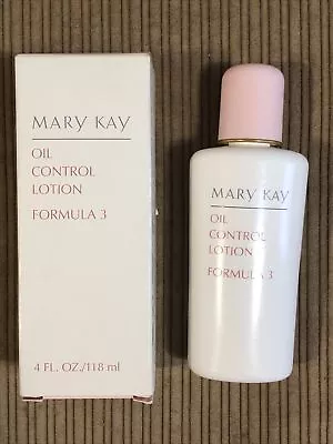 🔥 Mary Kay Oil Control Lotion Formula 3 #1068 (4 Fluid Ounces) Discontinued New • $23.99