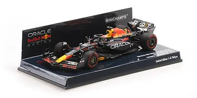 Minichamps Red Bull - Verstappen - 2023 Bahrain GP 1:43 Diecast F1 Car 417230101 • $128.99