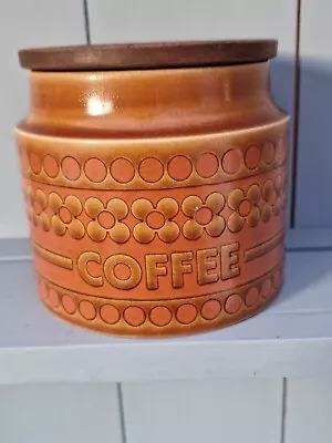 Hornsea Saffron Pattern Coffee Jar • £4