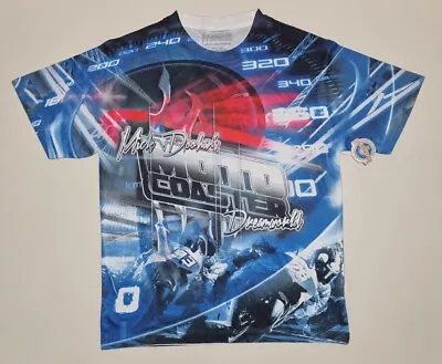 Dreamworld Mick Doohan Moto Coaster Mens T-Shirt Size L Full-Print RollerCoaster • $17.28