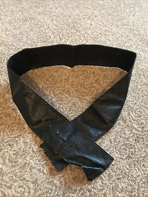 £1.50 • Buy Black Thick Waist Belt, Fancy Dress, Faux Leather Effect, From New Look