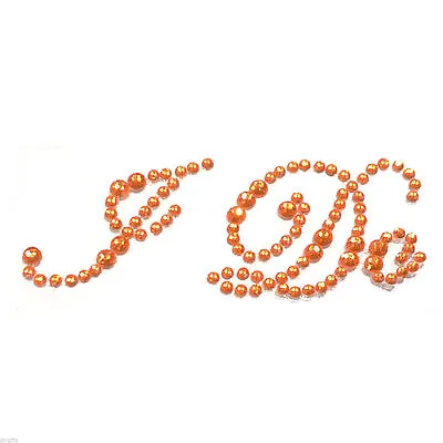 Orange Crystal I Do Wedding Shoe Sole Sticker XSS26 • £1.99