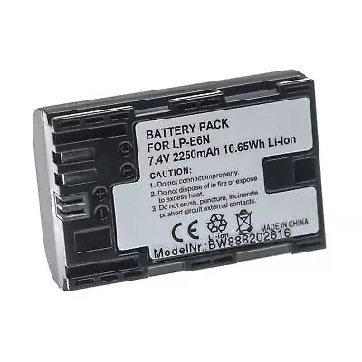 Battery For Canon Battery Grip BG-E7 BG-9 BG-E6 BG-E13 BG-E14 2250mAh • £37.59