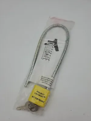 PROJECT CHILDSAFE Gun Lock - Child Safe Cable With Padlock 2 Keys Instructions • £5.50