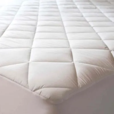 £10.98 • Buy LUXURY QUILTED MATRESS MATTRESS PROTECTOR ANTI ALLERGY FITTED BED COVER All SIZE
