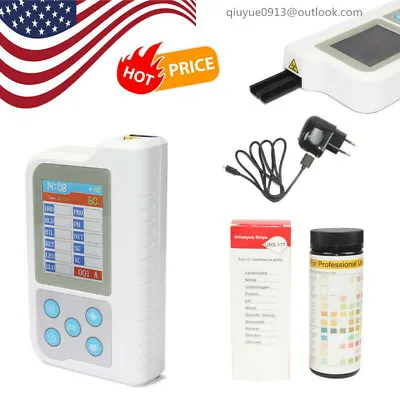  Bluetooth Urine Analyzer BC401BT 2.4''LCD Micro USB Monitor 11 Parameters+100ps • $139