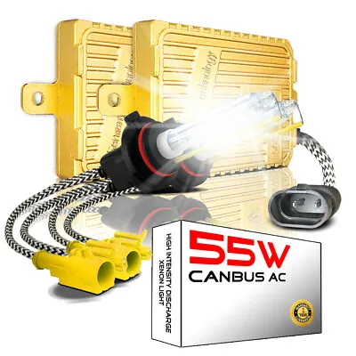 Heavy Duty 55W H1 H3 H7 H11 H8 H9 9006 HB4 CANBUS AC HID Xenon Kit NO OBC Error • $65