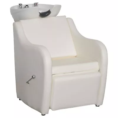 BarberPub Backwash Ceramic Shampoo Bowl Sink Chair Station Spa Beauty Bowls 9089 • $729.90