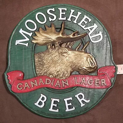 Moosehead Beer Sign Canadian Lager Plastic 14  • $19.95
