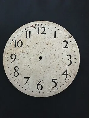 £62.63 • Buy Vintage Clock Metal Dial Face, With Numerals, Dials Clocks, Vintage Shabby Home