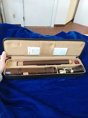 New Moeck Rottenburgh 4421 Tenor Recorder 2-Keys Stained Maple With Case • $775