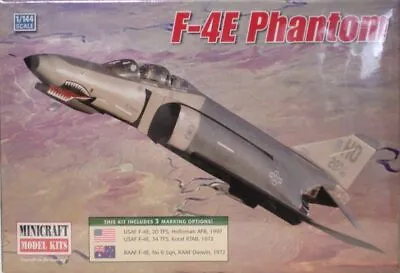 1/144 Minicraft F-4E Phantom Scale Model Kit 14621 New Sealed • $14.99