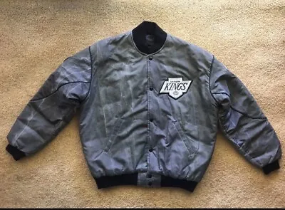 Los Angeles LA Kings Starter Jacket Stonewash Medium Made In The USA • $350