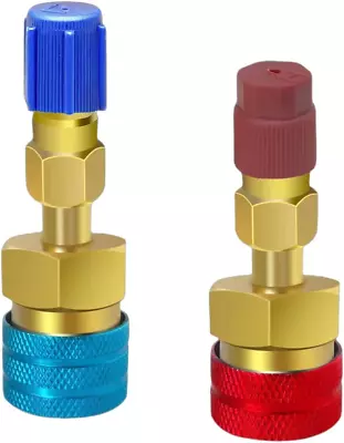 Quick Couplers Kit R1234Yf To R134A Conversion Kit High Low Side Blue And Red • $17.99