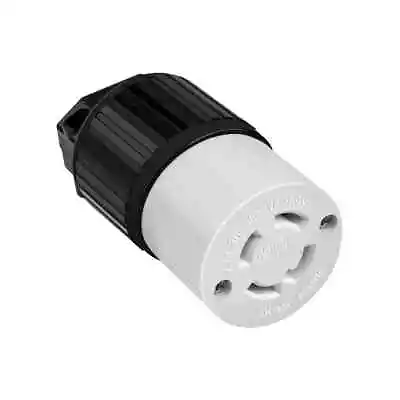 Enerlites Locking Cord Connector L14-30C 30 AMP 125/250V 4 Wire 66492-BK • $14.95